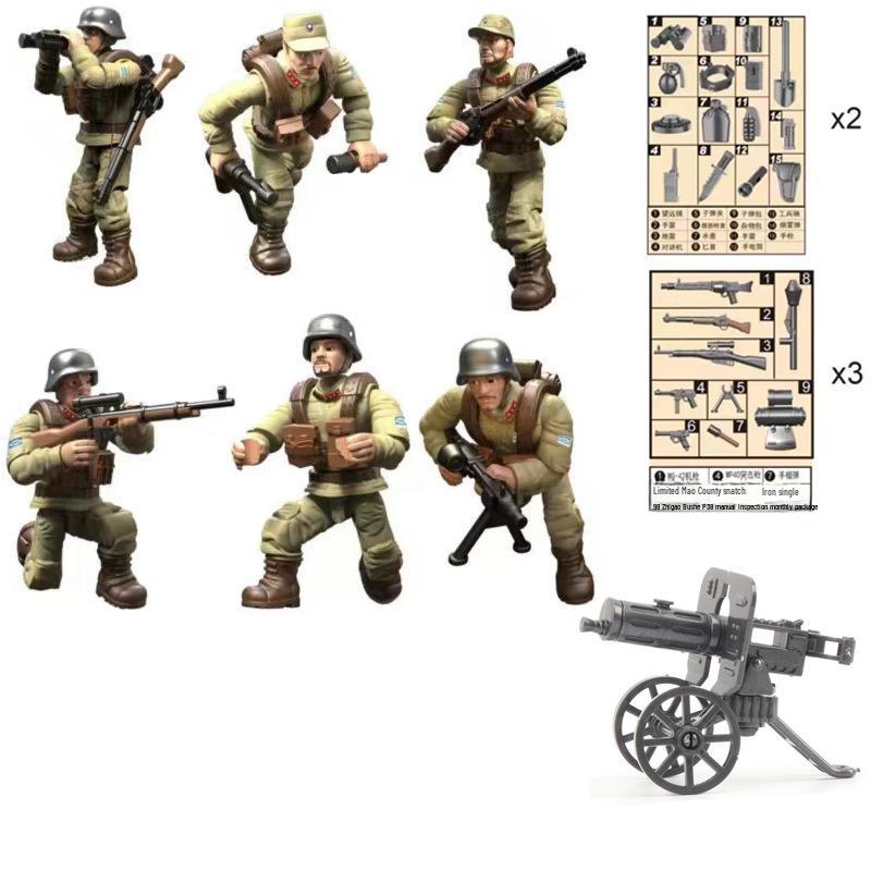 

Рухомі військові мініфігурки, будівельні блоки для хлопчиків