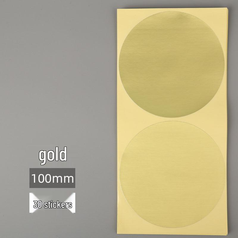 100mm farbige runde Klebeetiketten Aufkleber, handbeschriftbare große Punktaufkleber
