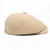 Autumn Winter Octagonal Cap Men's Warm Beret British Newsboy Cap Painter's Cap