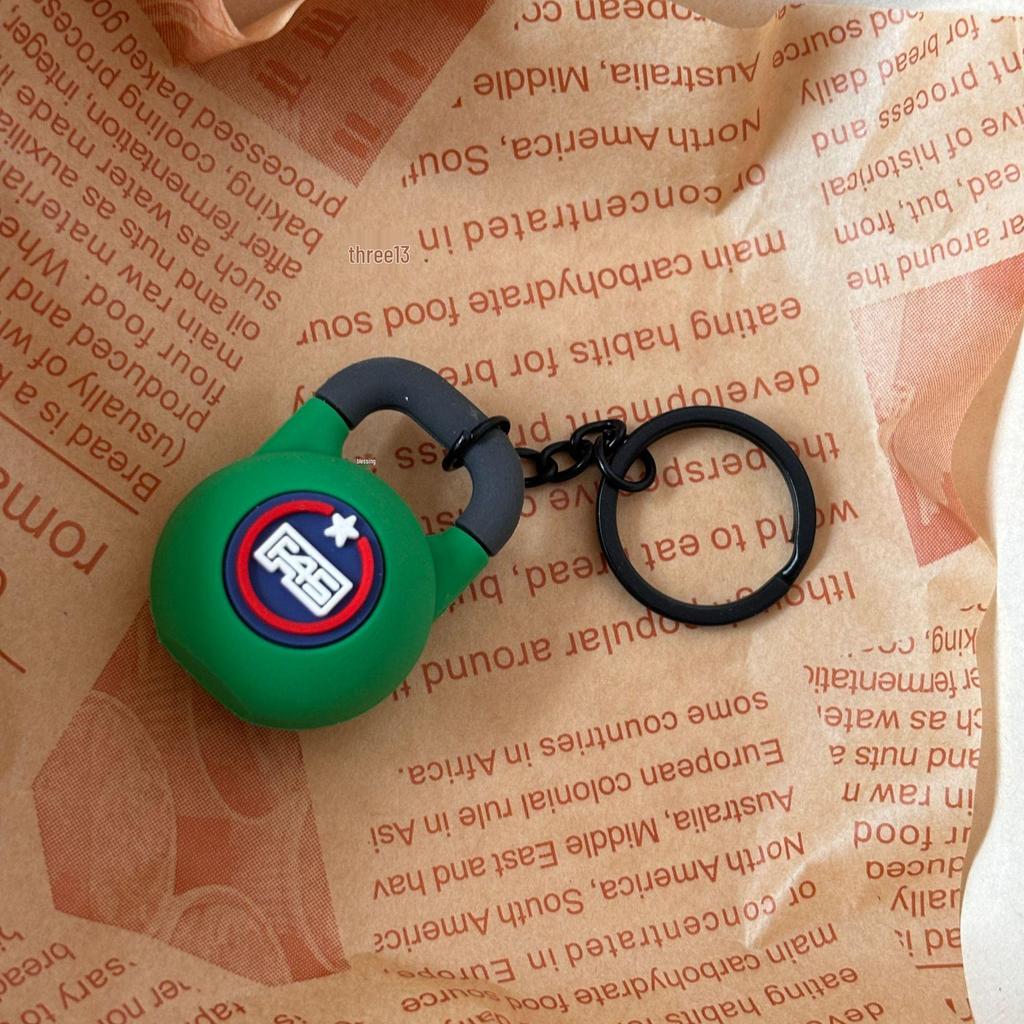 Miu Series Mini Barbell & Dumbbell Plate Keychain Bag Charm