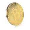 1 sztuka Kreatywny Pamiątkowy Pozłacany Moneta Bitcoin Fizyczny Złoty Kolekcjonerski Moneta BTC Kolekcja Sztuki Fizyczny Pamiątkowy Prezent