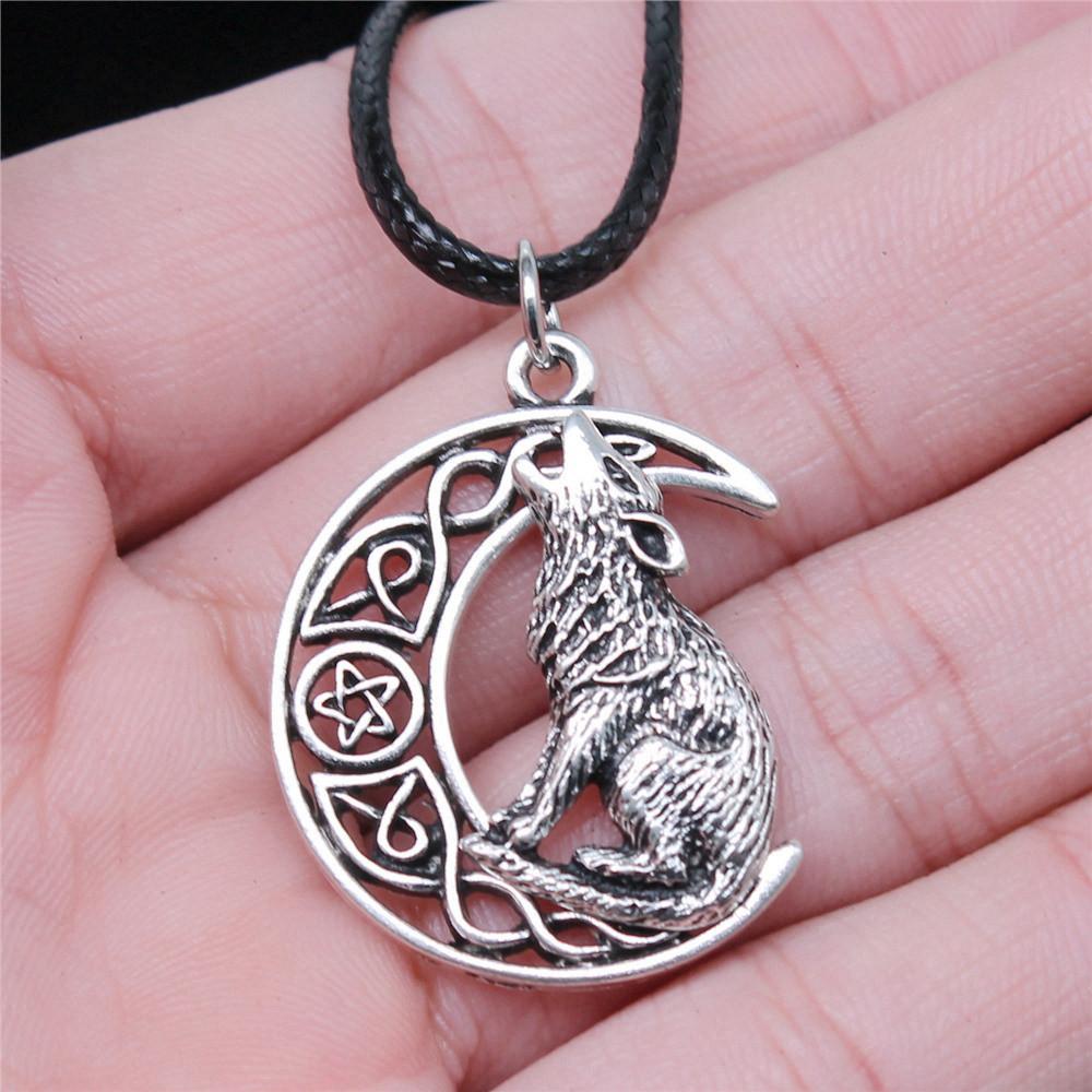 Animal Necklace Leather Chain 45cm Male Jewelry Evening Personalized Decorations