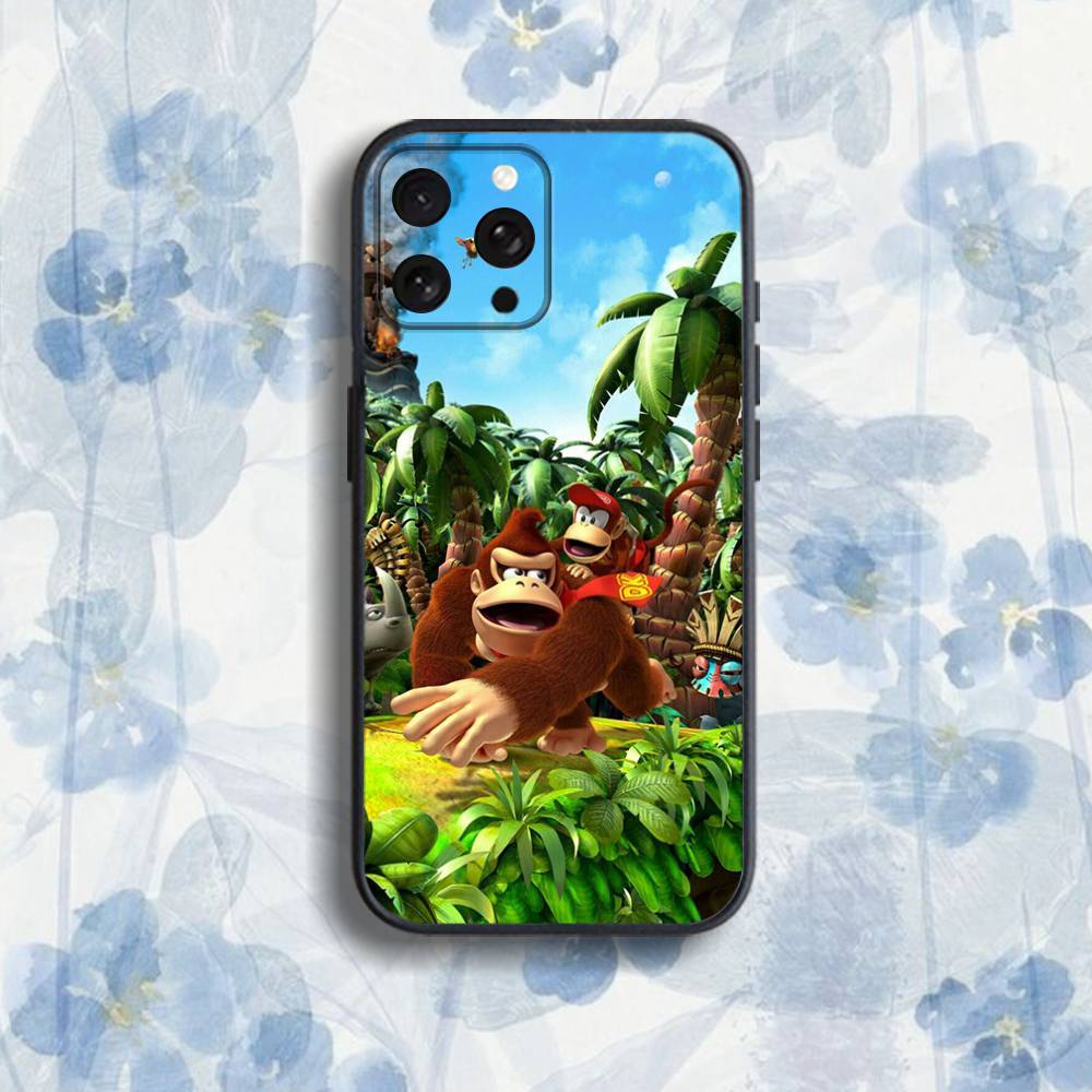 

Donkey K-kong G-game Phone Case For iPhone 17,16,15,14,13,12,Pro,Max,Plus,E,SE4,Air,Mini Black Soft Box iPhone15PRO
