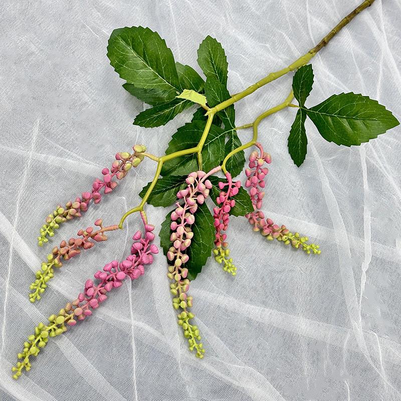 Soft Silicone Artificial Greenery Wall Hanging Decorative For Party Celebrations And Home Decor