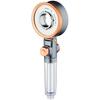 Handheld double-sided unique shower head bathroom 3 kinds of spray water-saving filter round rainfall adjustable nozzle shower