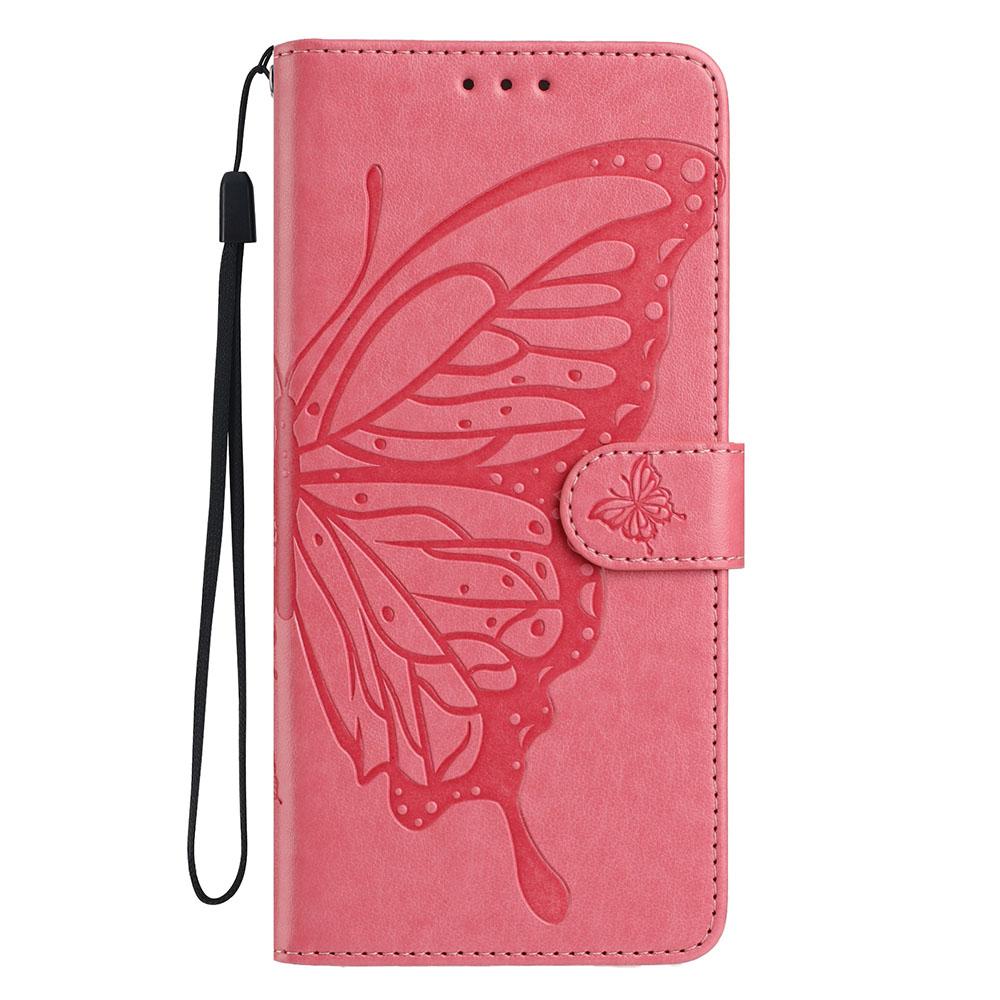 Butterfly Flower Leather Phone Wallet Case Book For Moto G Play Edge G 5G G10 G20 G22 G30 G32 G40 G60 G62 G71S G73 G82 G86 Cover