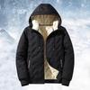 Men's Hooded Winter Jacket - Ultra-Warm Plus Velvet Cotton Outerwear