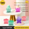 Silicone Makeup Sponge Holder & Drying Rack - Anti-Mold Powder Puff Stand for Storage.