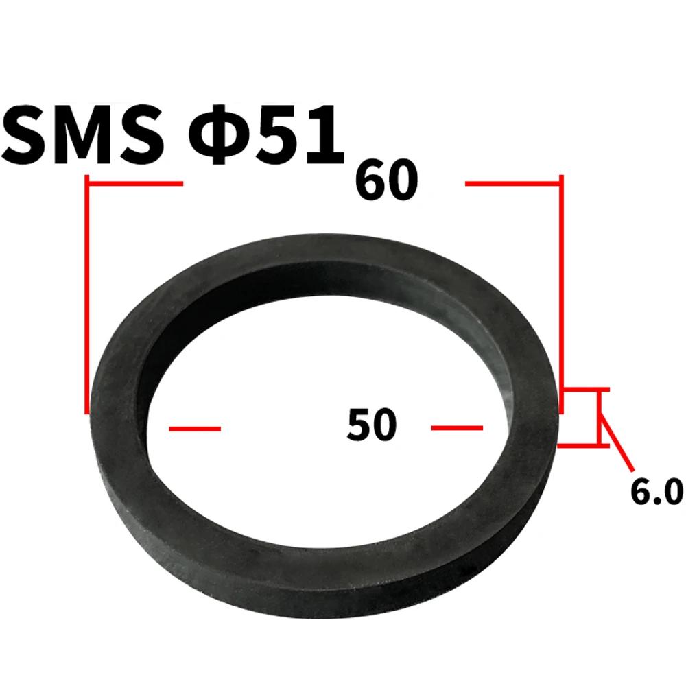 19 25 32 38 45 51 57 63 -159mm EPDM Flat Seal Gasket For Stainless SMS Union Sanitary Homebrew