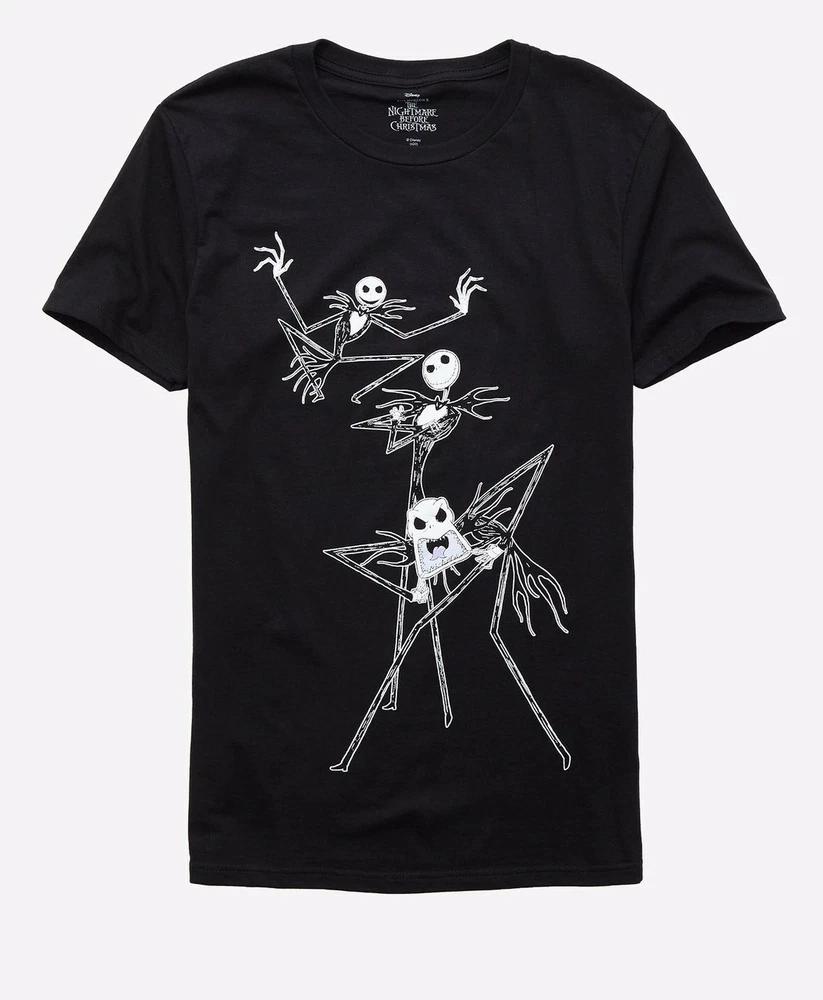 The Nightmare Before Christmas Jack Skellington Faces T Shirt S