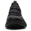 Li Ning Cloud Easing Soft Rebound Breathable Thick Sole Increased Height Non-Slip Wear-Resistant Low-Top Casual Shoes Men sneaker Black AGLV133-2