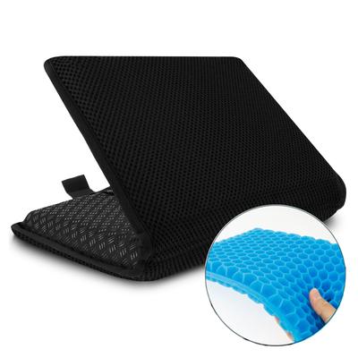 Foldable Gel Seat Cushion 3D Honeycomb Cool Breathable Portable Travel Beach Camping Mat Car Office Chair Cushion