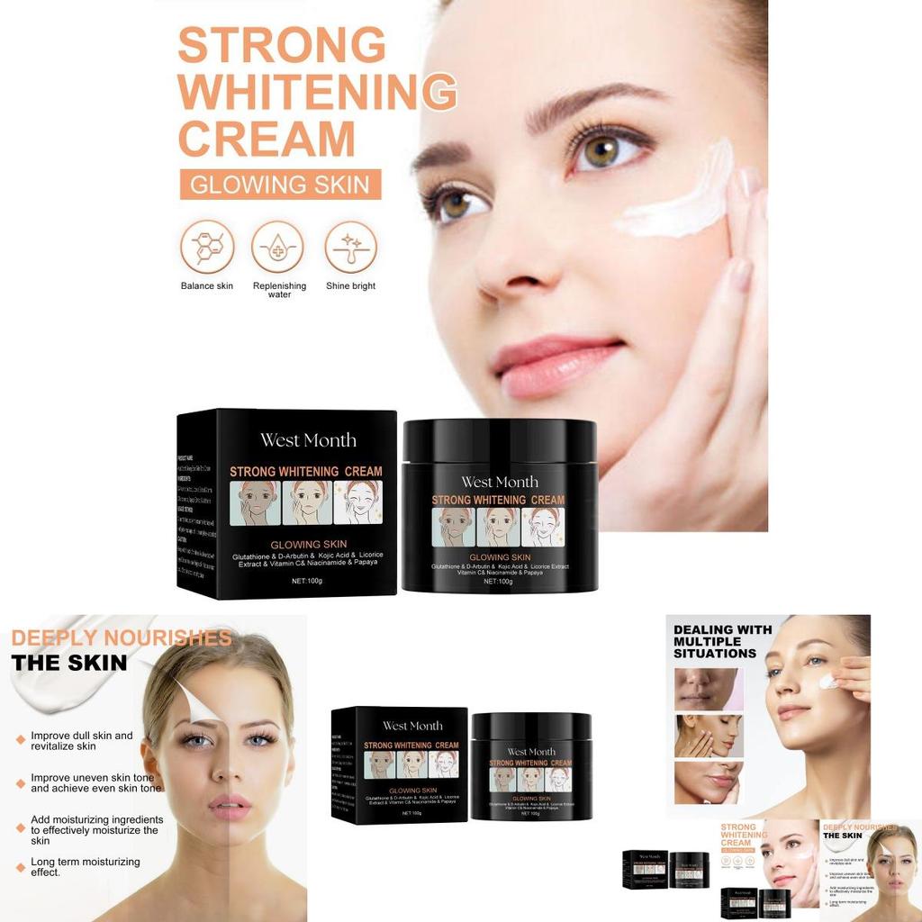 Crema Illuminante West Month Per Pelle Radiosa Nutriente Idratante Riparatrice Pelle Spenta