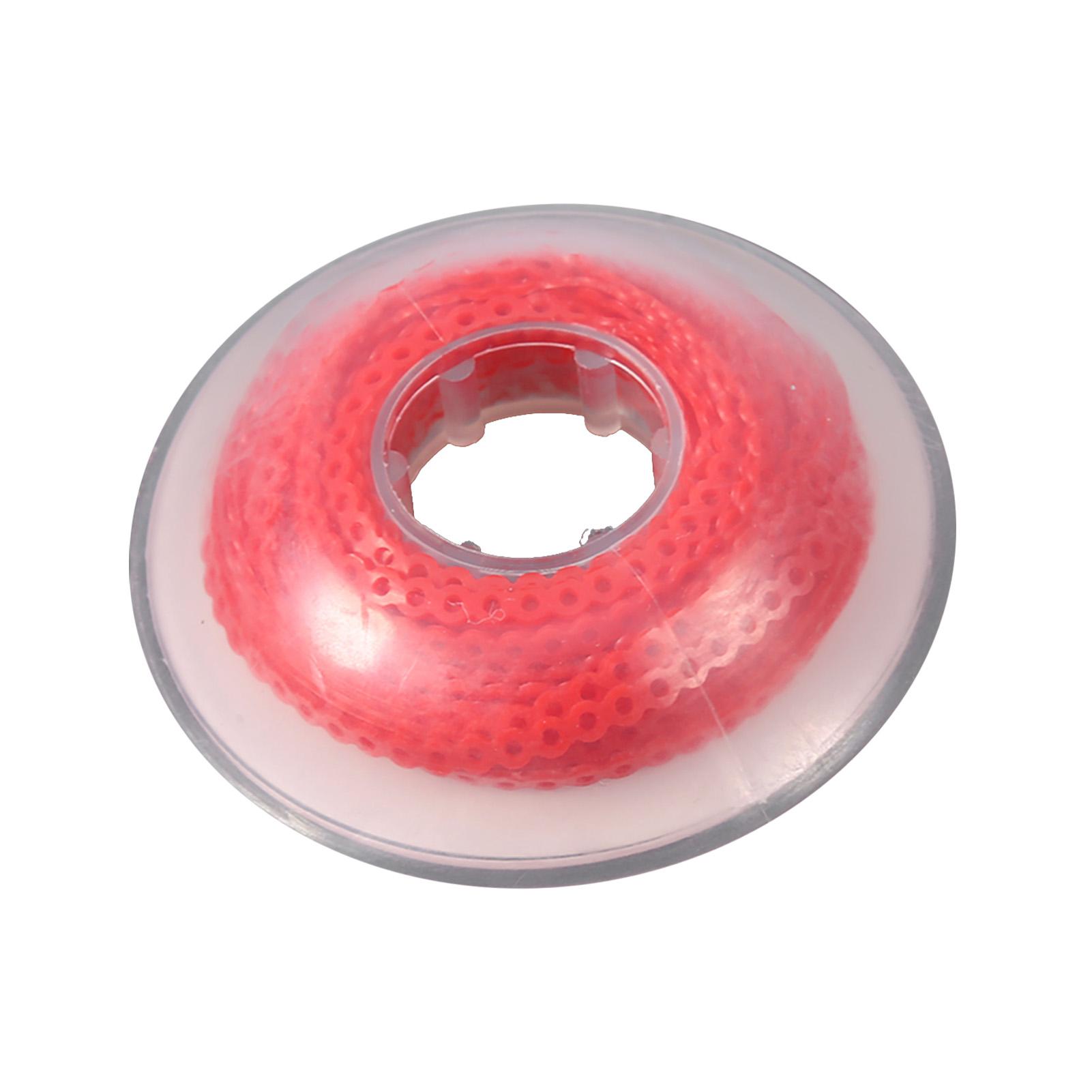 

Стоматологическая ортодонтическая эластичная цепочка Сверхмощная непрерывная цепочка для зубов(розовый)