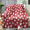 Green Christmas Winter Blanket Cover Christmas Tree Patchwork Pattern Decor Flannel Blankets Bed Bedspreads Cover Knee Blankets Pad