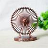 Metal Dubai Ferris Wheel Rotating Ornament Wine Cabinet Home Desktops Decorations Metal Sculpture Housewarmings Gift