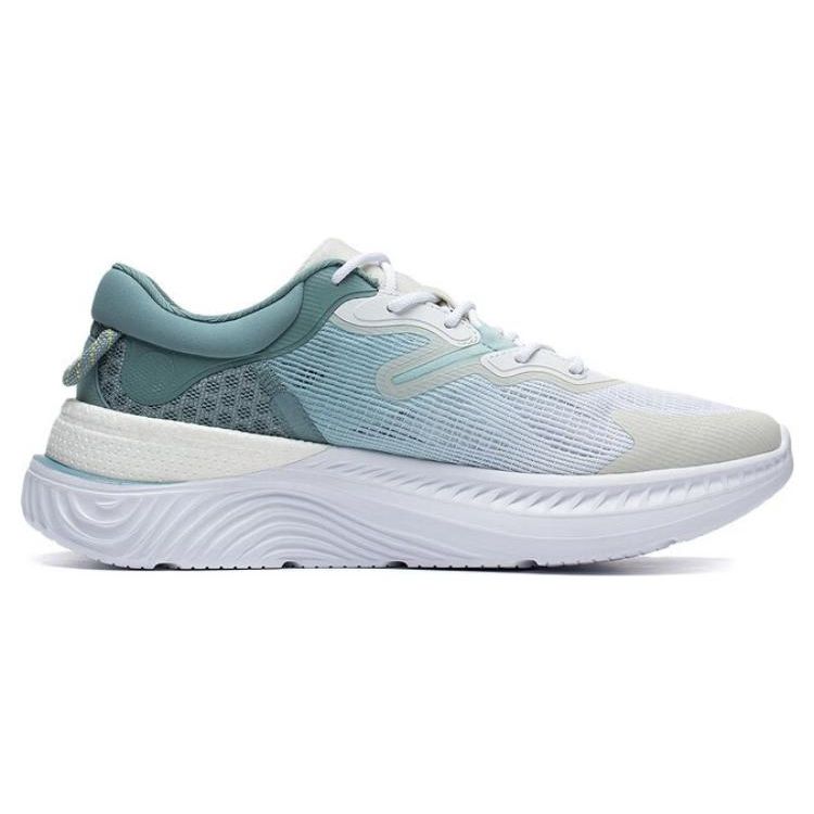 LiNing Starfire Lite Non-Slip Wear-Resistant Breathable Low-Top Sports Casual Shoes Men Sneakers White Green AGLT101-1