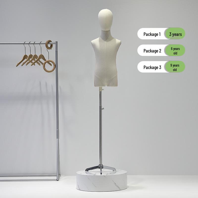 Mannechin Copii cu Picioare Despărțite: Stativ de Expunere Corp Întreg/Jumătate pentru Haine de Copii, Bărbați și Femei