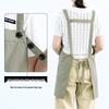 Korean Style Waterproof Waist Apron - Unisex Kitchen & Work Wear with Custom Logo