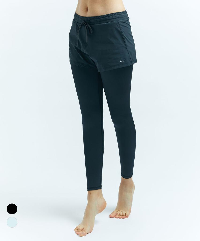 Leijibi Free Move Multisports (Water Gymwear Running) Two-In-One Women'S 9/10 Water Leggings