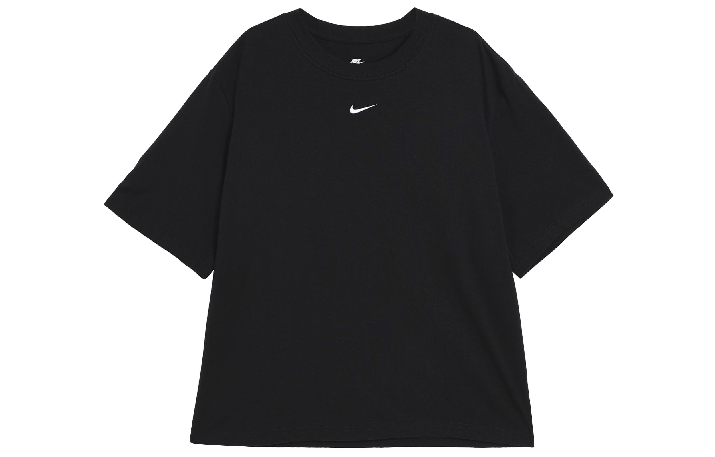 Nike Sportswear Essential Women ss Oversized Crewneck T-Shirt Black DD1238-010 S