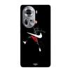 Case For Oppo Reno 11 5g Nike Jordan Logo Black Background Maniacase