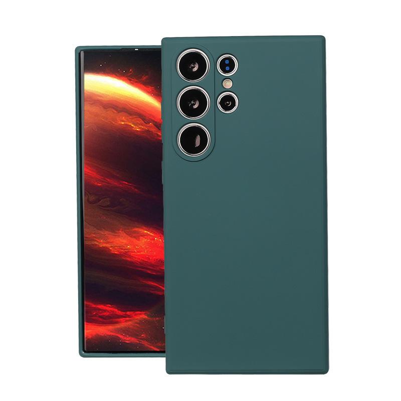 Samsung S24ultra Imitation Liquid Silicone S23 Mobile Phone Case NOTE20PLUS Skin Feeling Anti Fall A73