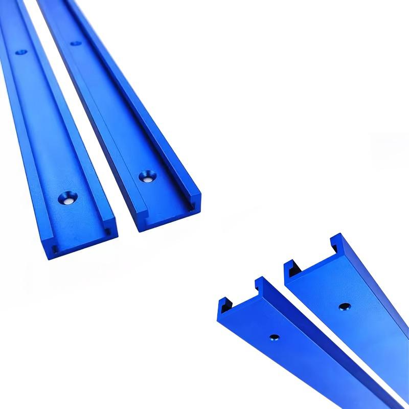 2 Stück 30er Typ T-Nut T-Schlitz Gehrungsschlitz Vorrichtung Schiene Verbinder Aluminiumlegierung Holzbearbeitung Rille Schiene Tischlerwerkzeuge 30-50 cm