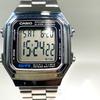 Used New Battery CASIO A178W Dual Time Digital S000239
