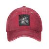 Mexican Catrina Girl Day Of The Dead Sugar Skull Washed Denim Cap Baseball Caps Adjustable Hat Summer Unisex Baseball Hats