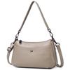 Stylish and simple single shoulder oblique span bag, genuine leather women's bag, fashionable underarm bag, first-layer cowhide women's bag.