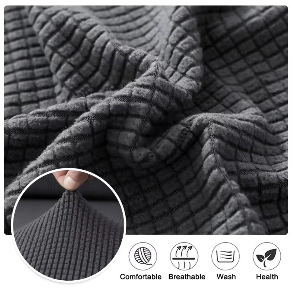New Flannel Sofa Seat Cushion Cover Removable Washable Chair Cover Anti-cat Scratching Sofa Protector Living Room