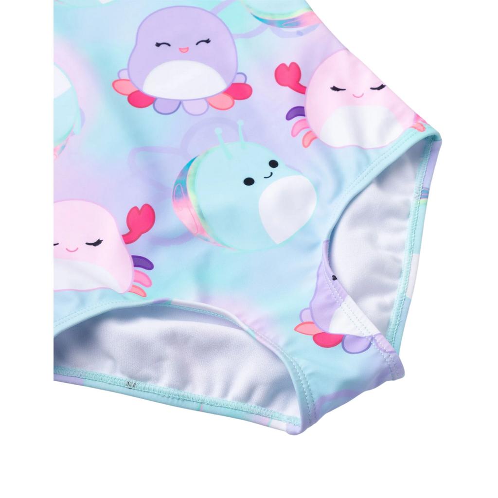 Squishmallows Girls Characters All-Over Print One Piece Swimsuit