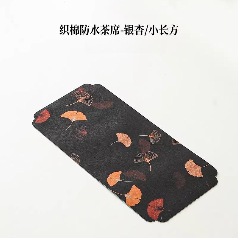 

Double Sided Tea Table Chinese Fabric Teaset Mat Water Absorbing Tea Towel Household Desktop Cushion Tea Ceremony Accessories