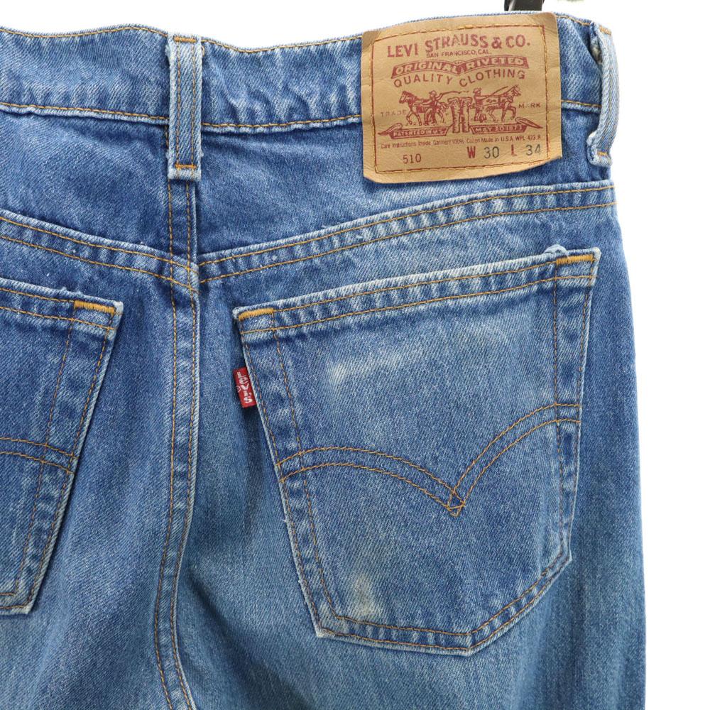 Levi's 90. léta USA výroba 510 staré zúžené džínové kalhoty W30 džíny Pánské Použité