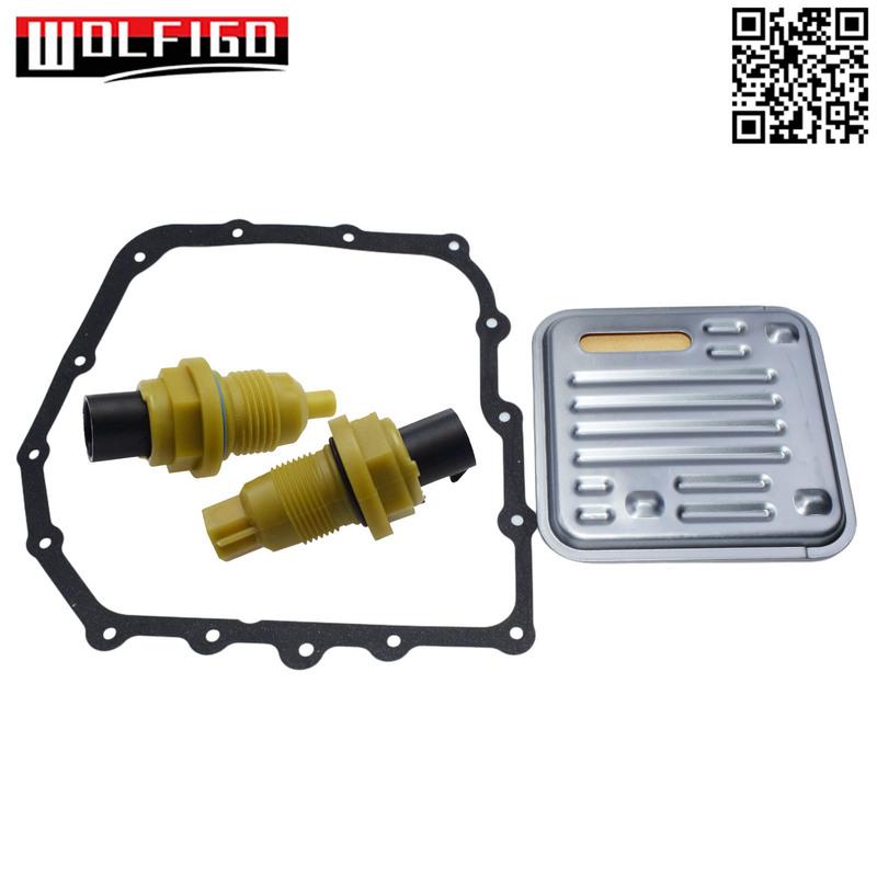 A604 40TE 41TE 41TES Transmission Filter & Pan Gasket & Input Output Speed Sensor For Chrysler Dodge PLYMOUTH ACCLAIM 04864505AB