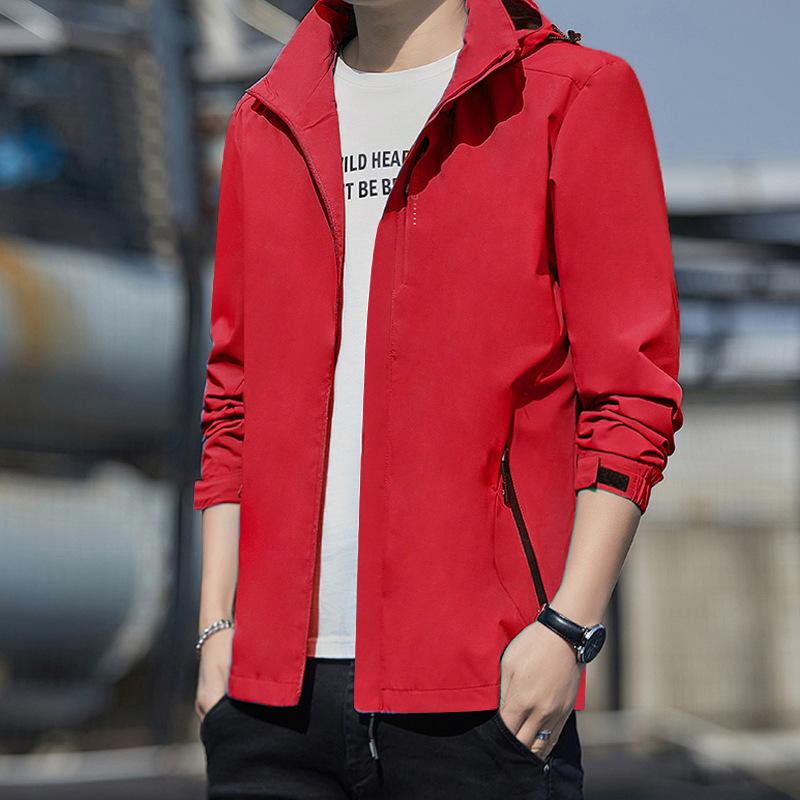 Spring New Casual Jacket Men's Spring Trend Waterproof Outdoor Jacket Men's Clothing