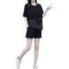 Summer Casual Two-piece Fashionable Loose Slim Shorts Western Style Suit for Women