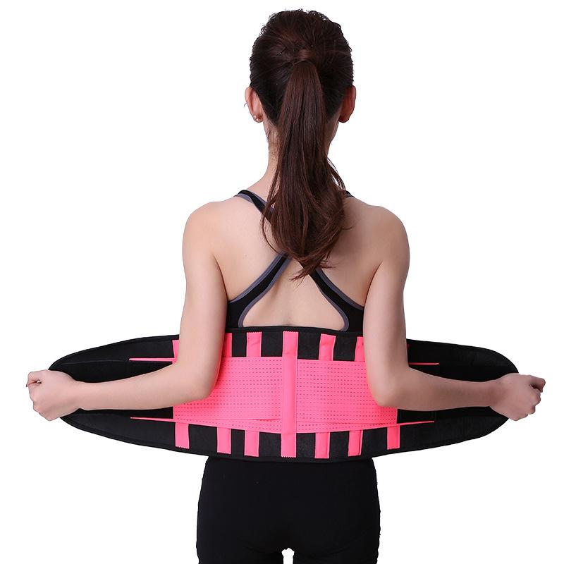New Style Colorful Sweat Waist Support Belt for Fitness and Slimming