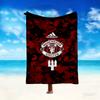 1pc Digital Print Nap Blanket, Manchester United Manchester City Blanket for Home Use, All Season Warmth, Christmas and Valentine's Day Gift Blanket