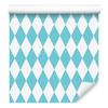 Harlequin Rhombus Wallpaper, Celadon and White, for Living Room and Bedroom, 50x1000
