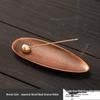 Antique Bodhi Leaf Incense Holder - Japanese-Inspired Aromatherapy Stand