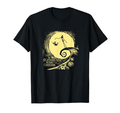 Disney The Nightmare Before Christmas Jack Zero Brust Poster T-Shirt
