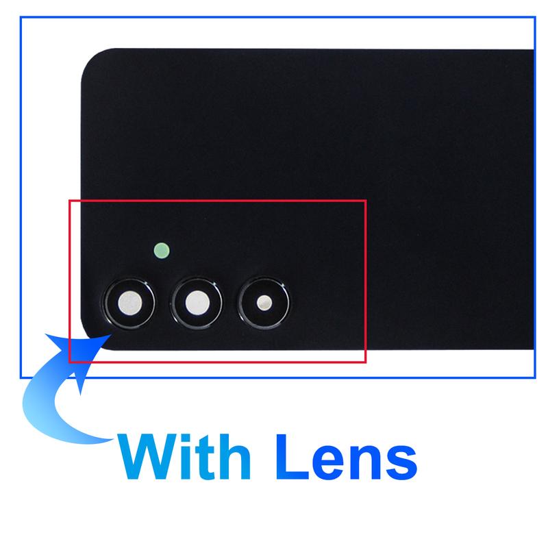 Pro Samsung A55 A55 5G A556B Zadní sklo Kryt baterie Zadní panel krytu dveří Náhradní díly s rámečkem objektivu fotoaparátu