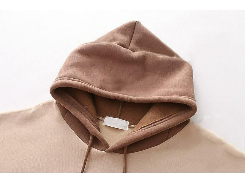 Podzimní/Zimní Sametová Zesílená Dvoudílná Sada pro Dívky (Věk 12-15): Mikina a ležérní sportovní oblečení