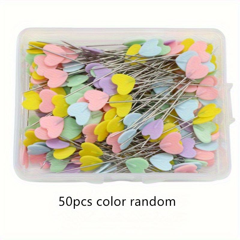 

100/50PCS New Dressmaking Pins Embroidery Patchwork Tools Fixed Pin Button Pin Patchwork Pin For Sewing Positioning And DIY