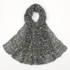 180*70cm Unique Women's Floral Scarves Lightweight Sheer Silky Feeling shawl Chiffon Flowers Printed Scarf