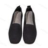Fashion Women Fly Weave Breathable Casual Single Shoes 2025 Autumn Retro Fashion Versatile Comfortable Slip on Shallow Mouth Flat Shoes