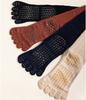 Women Cotton Floor Non-Slip Split Toe Knee Socks Autumn Winter Long Slim Pressure Fitness Dance Stockings With Toes High Quality
