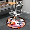 1pc Halloween Ghost Chair Carpet for Office Non-Slip,  Machine Washable Rug for Office, Room - Polyester, Machine Made yy251029140